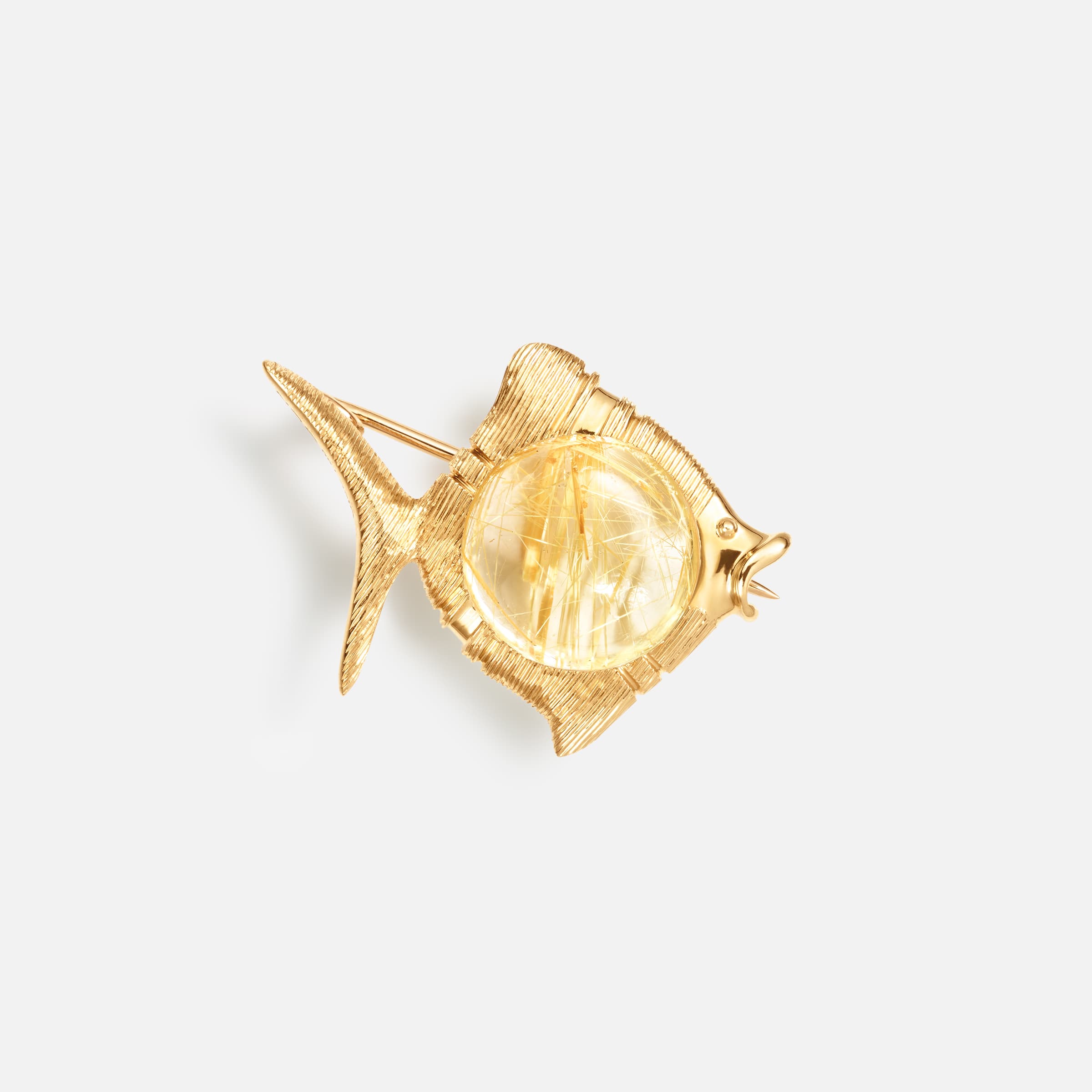 Young fish brooch