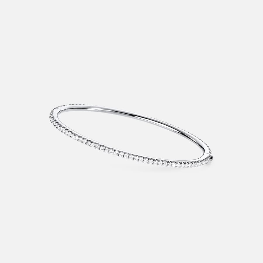 Love Bands Bangle in White Gold with Diamonds  |  Ole Lynggaard 