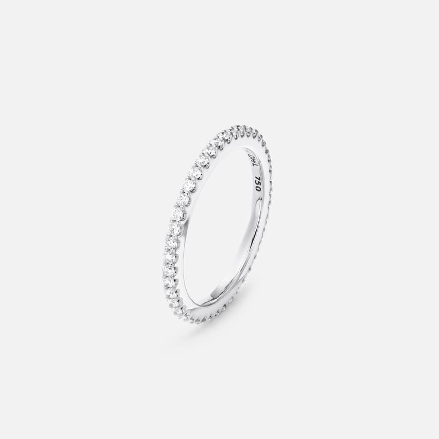 Love Bands ring i hvidguld med diamanter | Ole Lynggaard Copenhagen