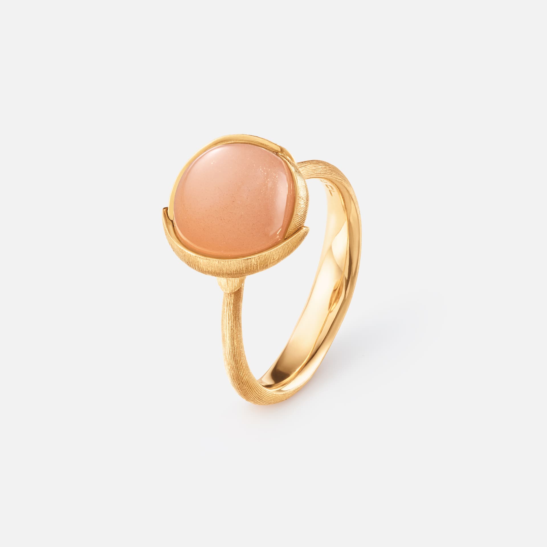 Petite bague rosée Lotus 
