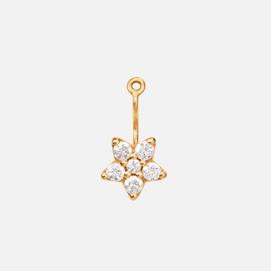 Shooting Stars Earring Pendant in Gold with Diamonds | Ole Lynggaard Copenhagen