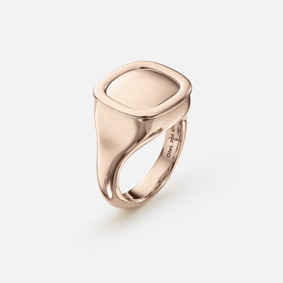 Cushion Ring in 18 Karat Rose Gold | Ole Lynggaard Copenhagen