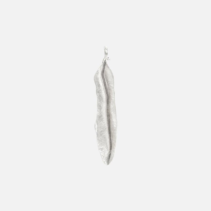 Leaves Collection 6.5 cm Pendant in Sterling Silver   |  Ole Lynggaard Copenhagen 