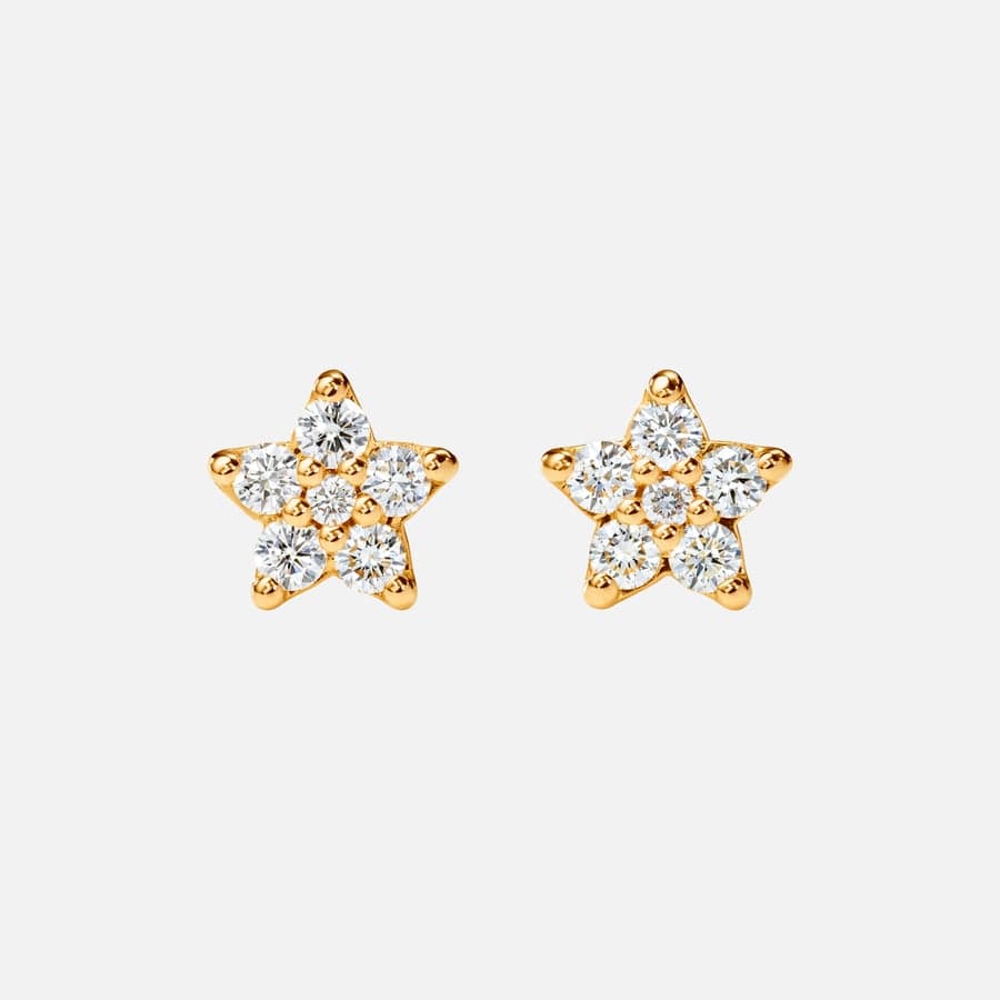 Puces d'Oreilles Shooting Stars Large en Or et Diamants    |  Ole Lynggaard Copenhagen 