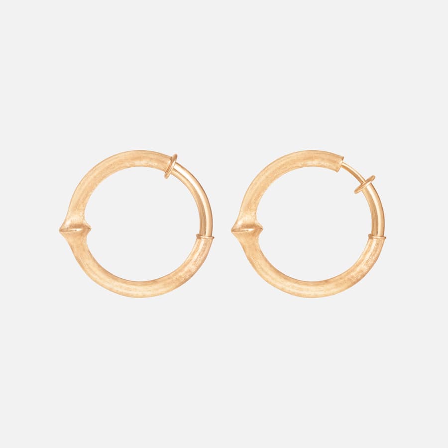 Nature Creol Earrings Large in 18 Karat Yellow Gold  |  Ole Lynggaard Copenhagen 