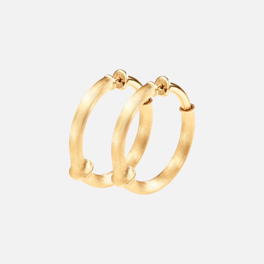 Nature Creol Earrings Large in 18 Karat Yellow Gold  |  Ole Lynggaard 