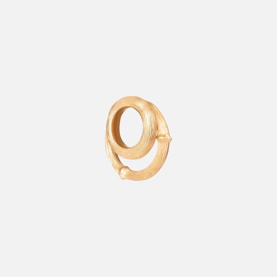 Pendant d'Oreille Nature en Or Jaune 18 Carats  |  Ole Lynggaard Copenhagen 