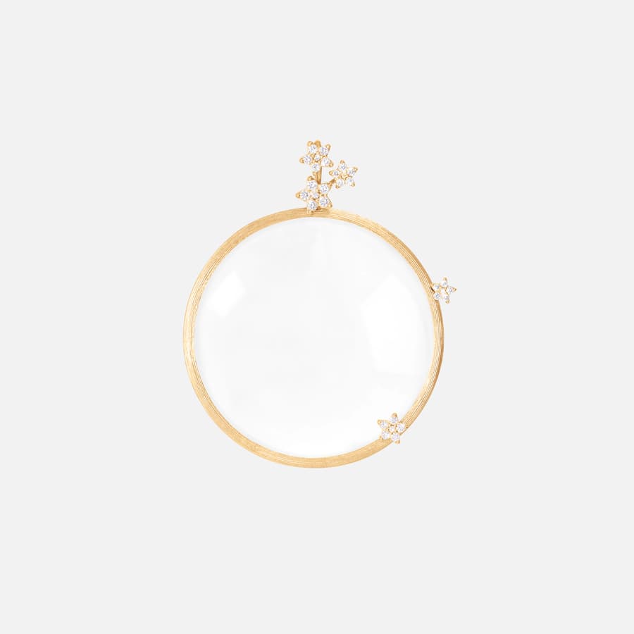 Shooting Stars anhänger mit monokel in Gold mit Diamanten  |  Ole Lynggaard Copenhagen