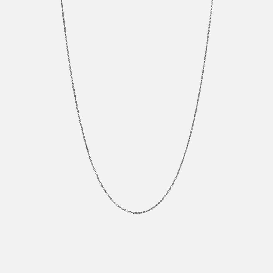 Oxidized Sterling Silver Collier, 45/42/40 cm   |  Ole Lynggaard Copenhagen   