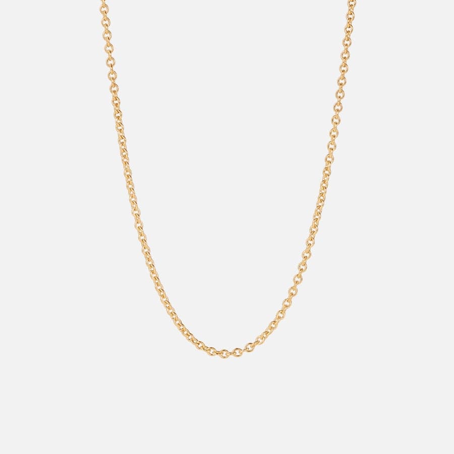 Yellow Gold Collier, 80/50 cm | Ole Lynggaard Copenhagen