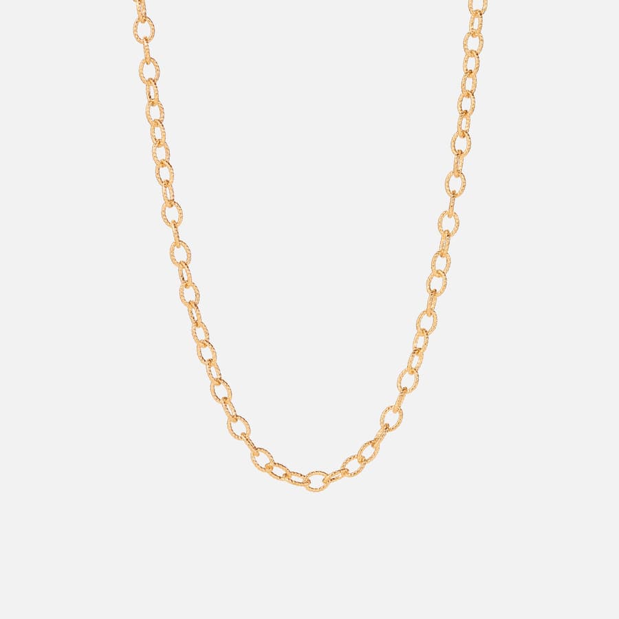 Yellow and Rose Gold Collier,  90 cm long   |  Ole Lynggaard Copenhagen  