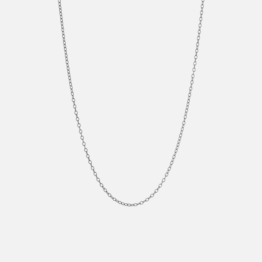 Oxidized Sterling Silver Twisted Anchor Collier   |  Ole Lynggaard Copenhagen 