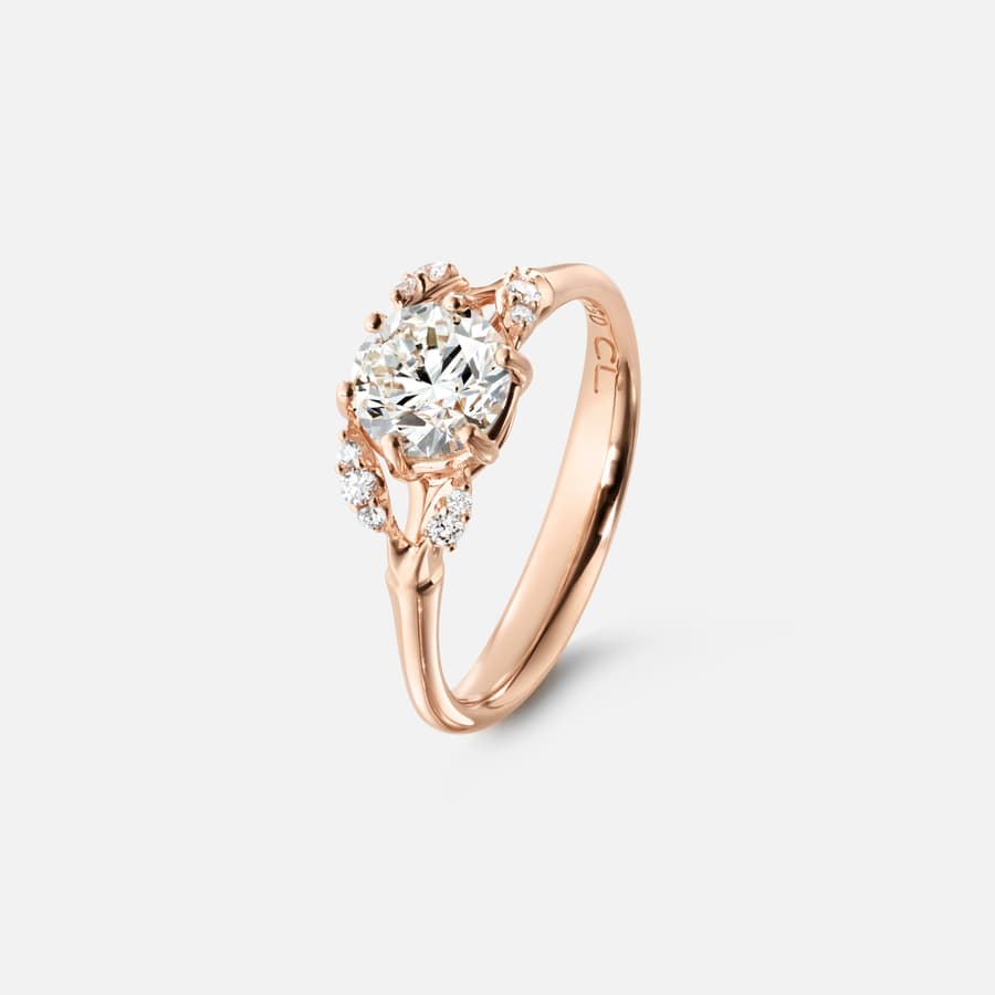 Winter Frost solitaire-ring in Roségold  |  Ole Lynggaard Copenhagen 