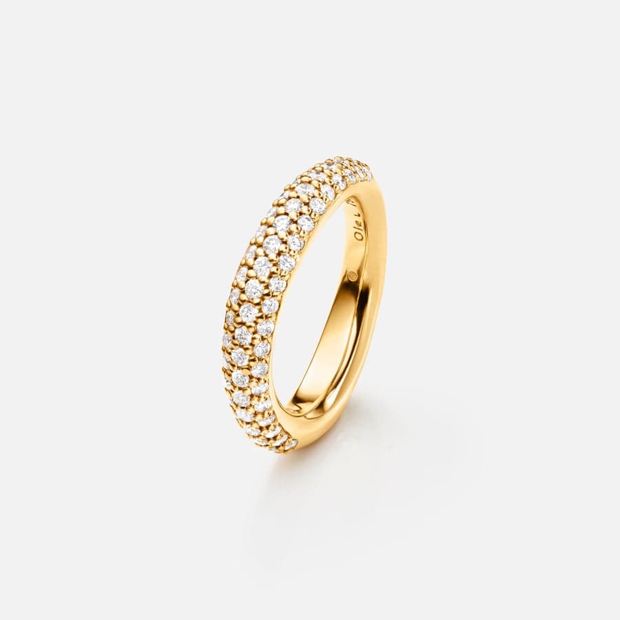 Love ring 4 18k rødguld med diamanter 0,71 ct. TW. VS.