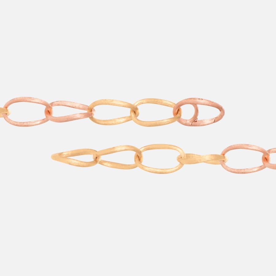 Love Bracelet Heavy aus 18 Karat Gelb- und Roségold |  Ole Lynggaard Copenhagen 
