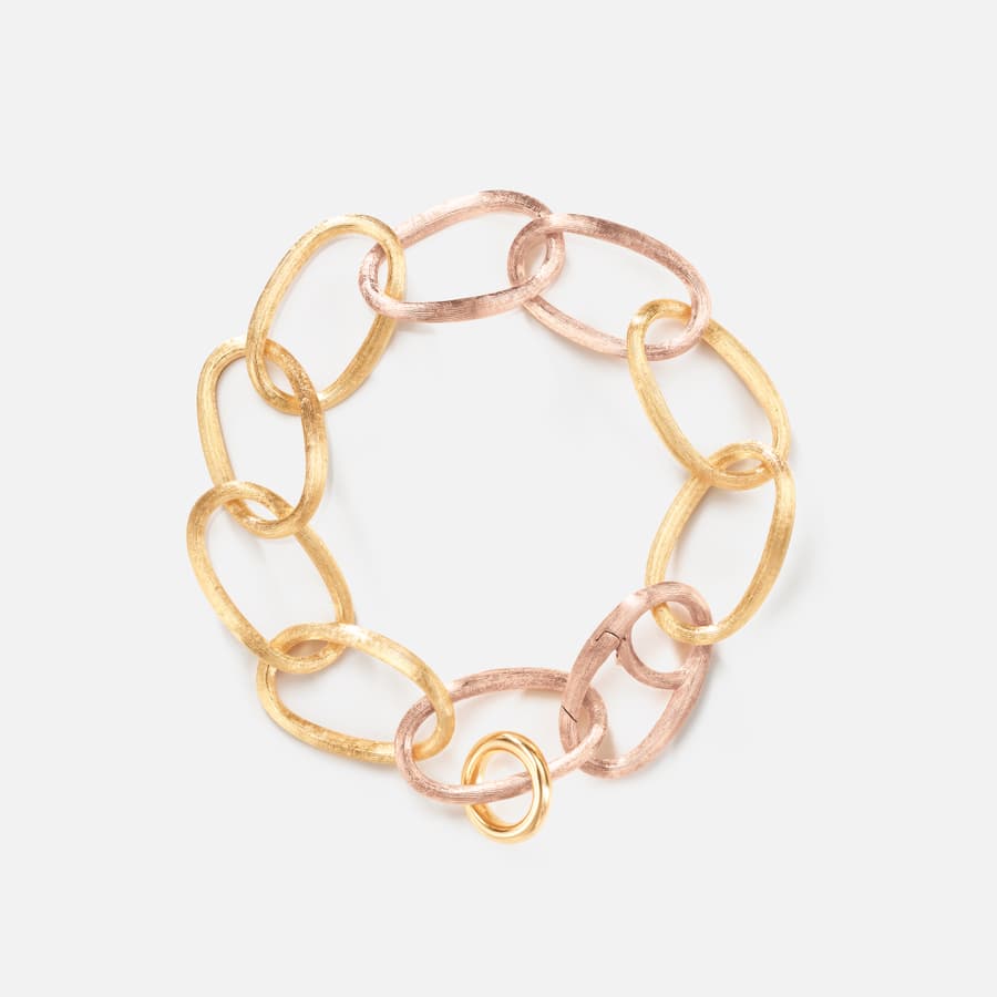 Love Bracelet Heavy in 18 Karat Yellow & Rose Gold  |  Ole Lynggaard Copenhagen 