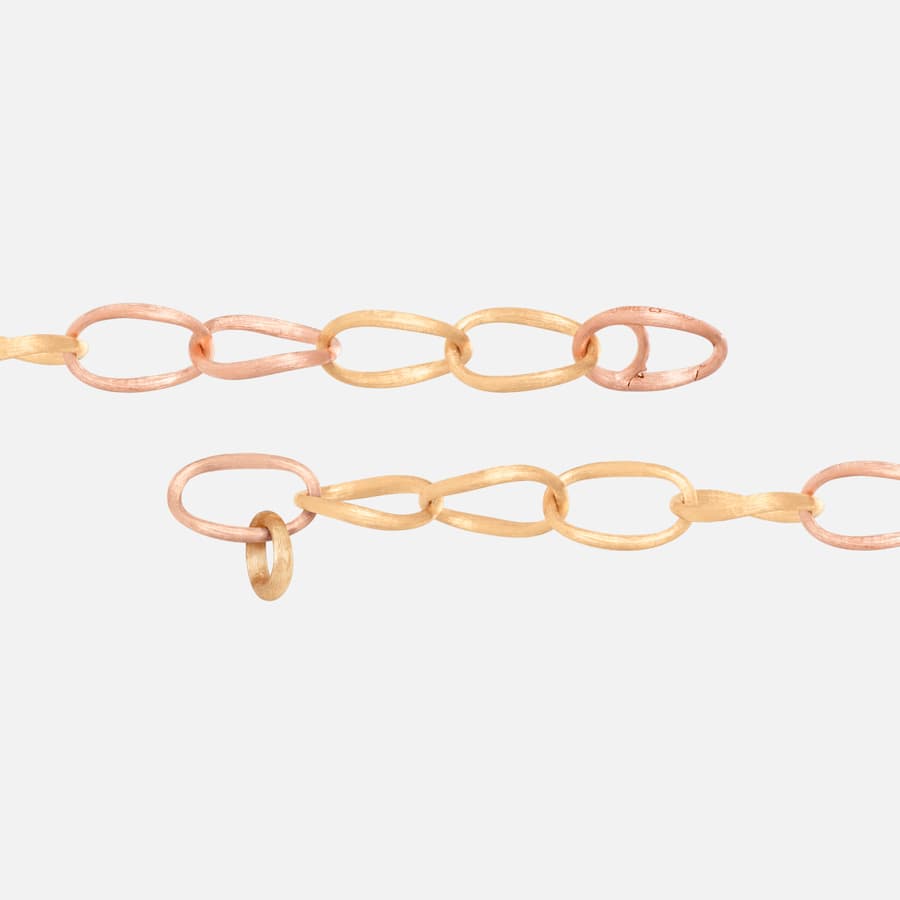 Love Bracelet Heavy in 18 Karat Yellow & Rose Gold  |  Ole Lynggaard Copenhagen 