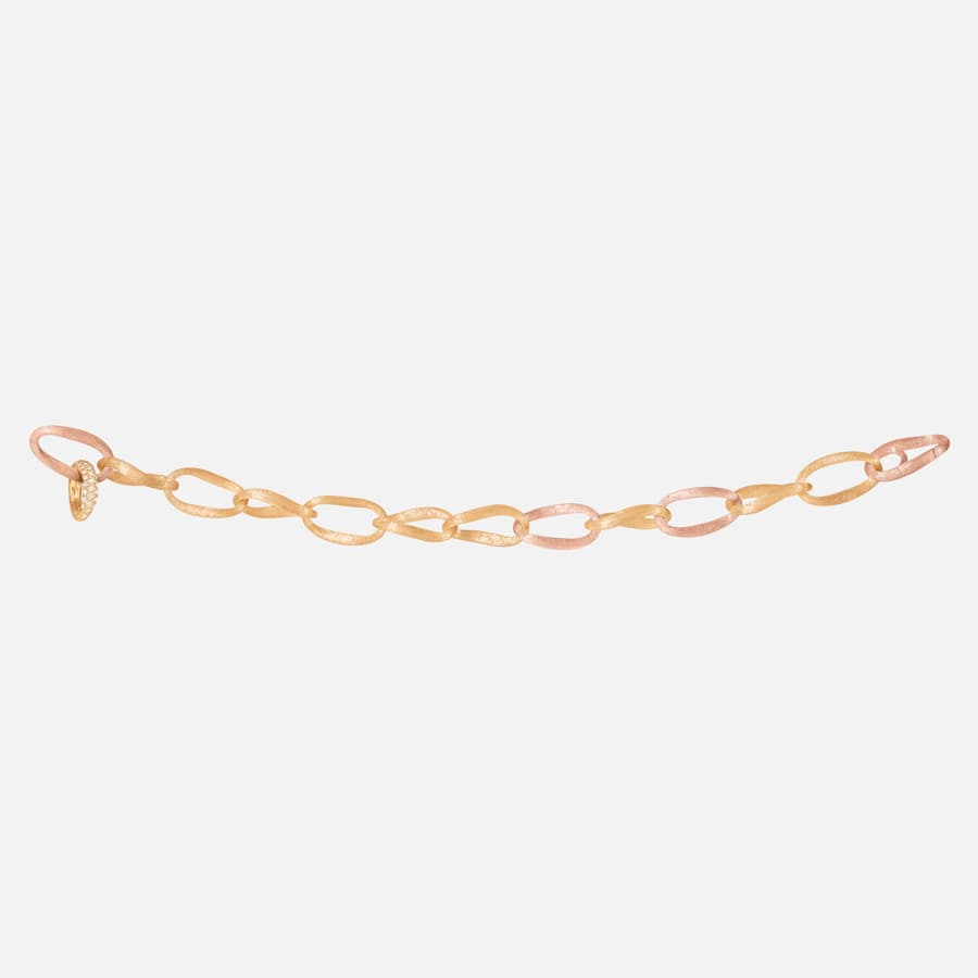 Love Bracelet Medium in 18 Karat Yellow & Rose Gold  |  Ole Lynggaard Copenhagen 