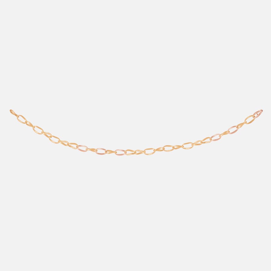 Love Collier Medium in 18 Karat Yellow & Rose Gold  |  Ole Lynggaard Copenhagen 