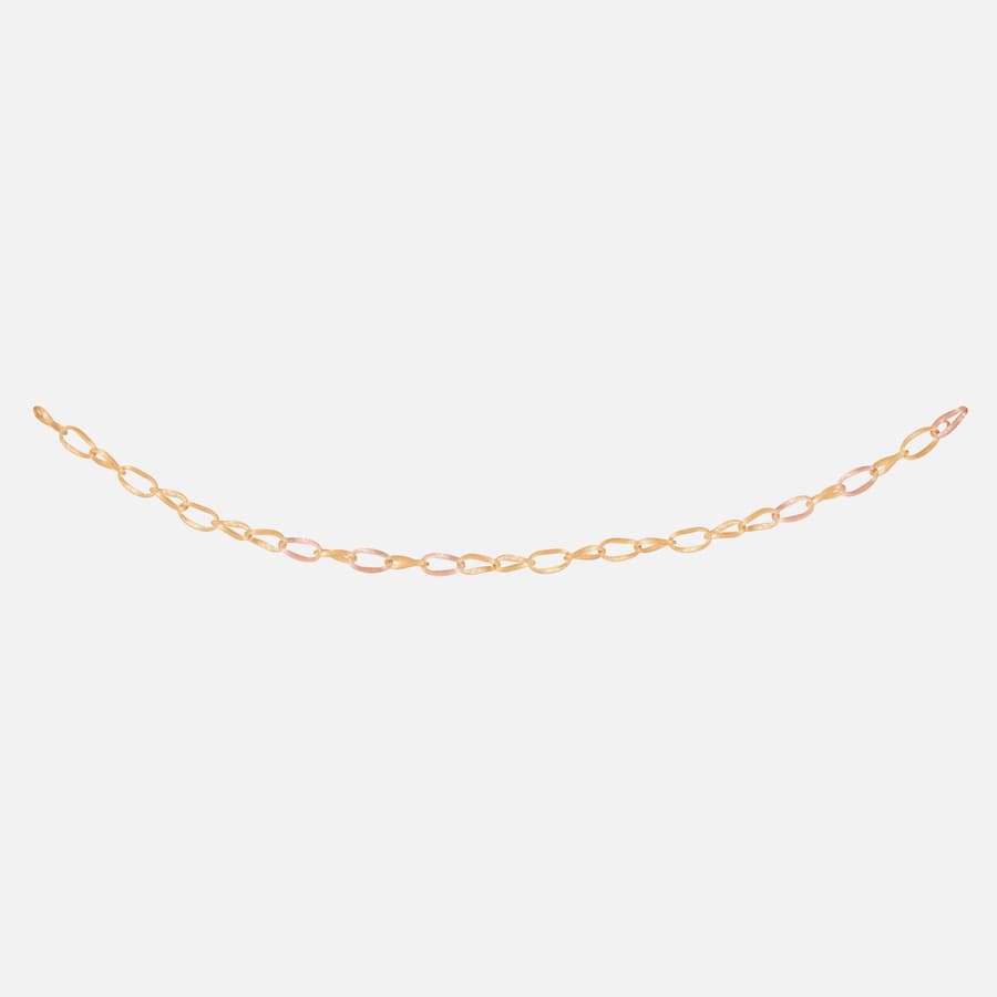 Love Collier Medium in 18 Karat Yellow & Rose Gold  |  Ole Lynggaard Copenhagen 