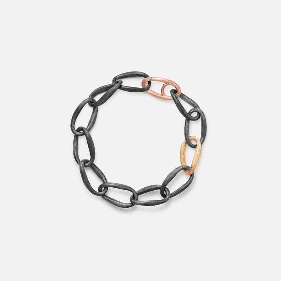 Love Bracelet Medium in Gold & Sterling Silver  |  Ole Lynggaard Copenhagen 