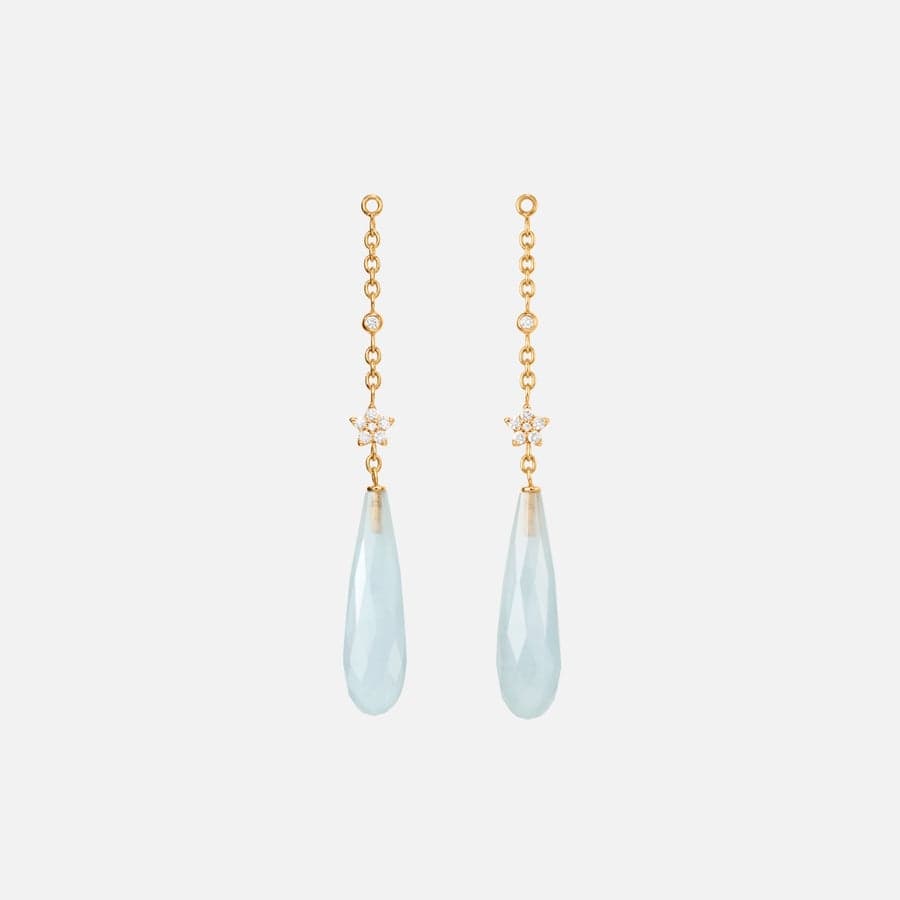 Pendant for Shooting Stars Earrings in 18 karat Yellow Gold and 14 Diamonds  |  Ole Lynggaard Copenhagen 