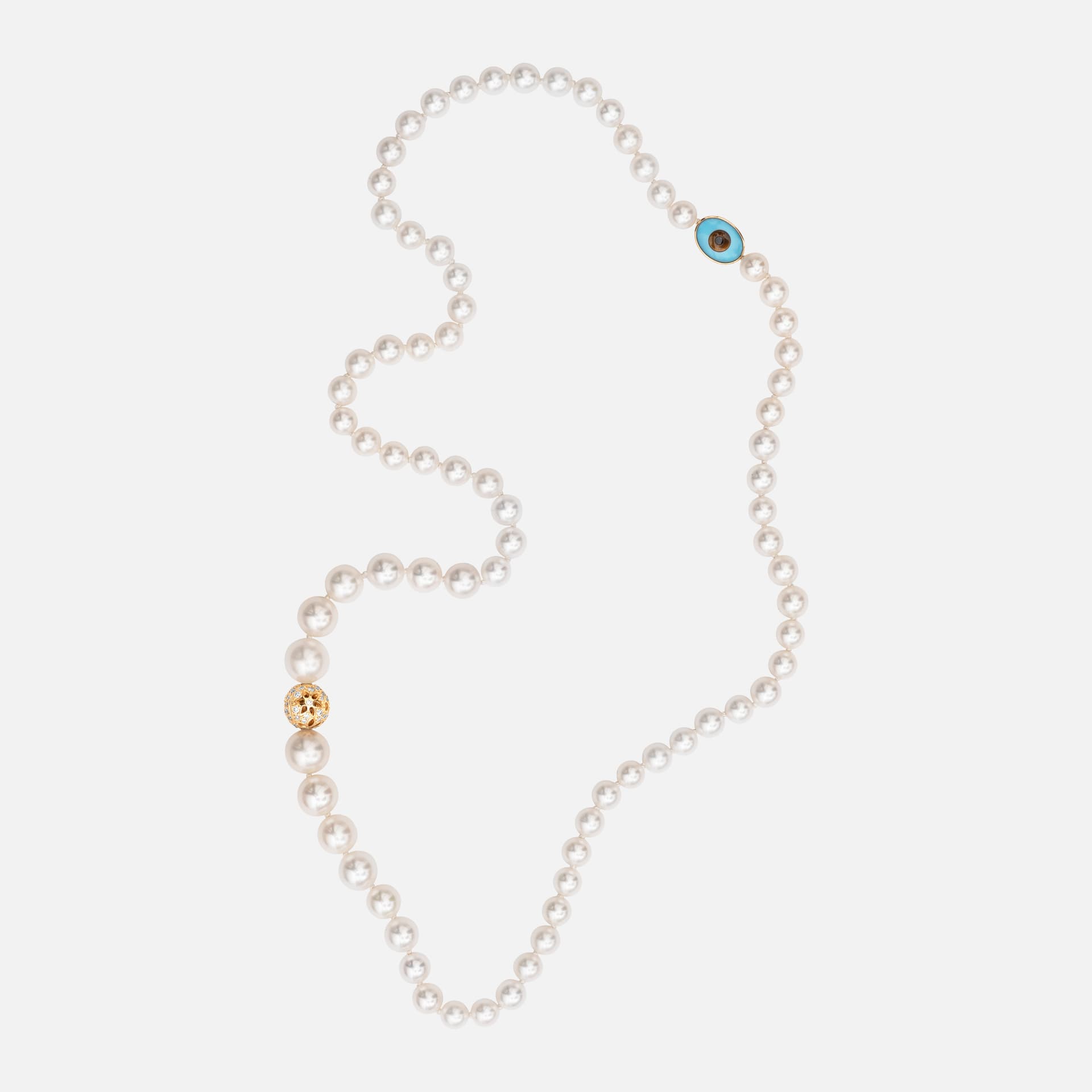 Bead collier 82 cm