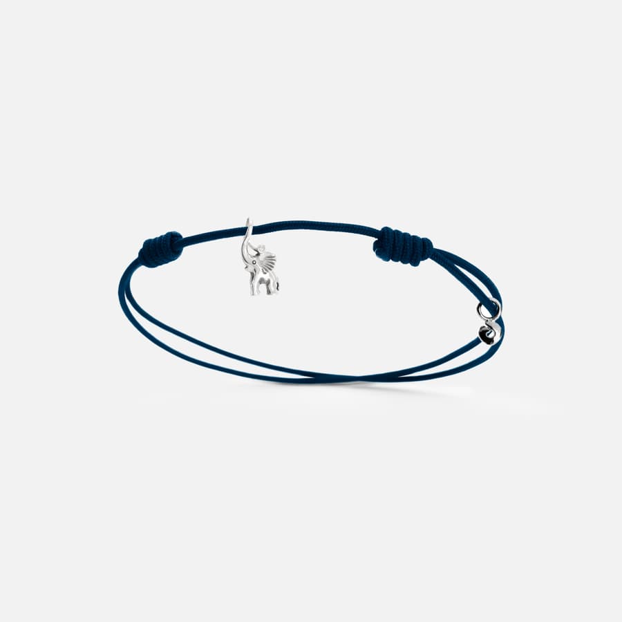 Elephant My Littler World Bracelet with Diamond in Sterling Silver   |  Ole Lynggaard Copenhagen 