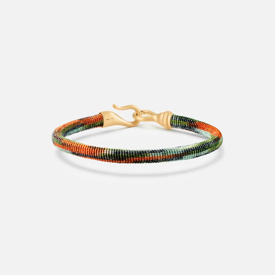 Life armband in Tropic mit Hakenverschluss aus 750/- Gelbgold |  Ole Lynggaard Copenhagen