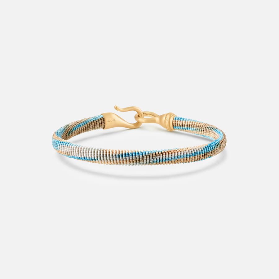 Bracelet Life Cornflower avec Fermoir Crochet en Or Jaune 18 carats   |  Ole Lynggaard Copenhagen