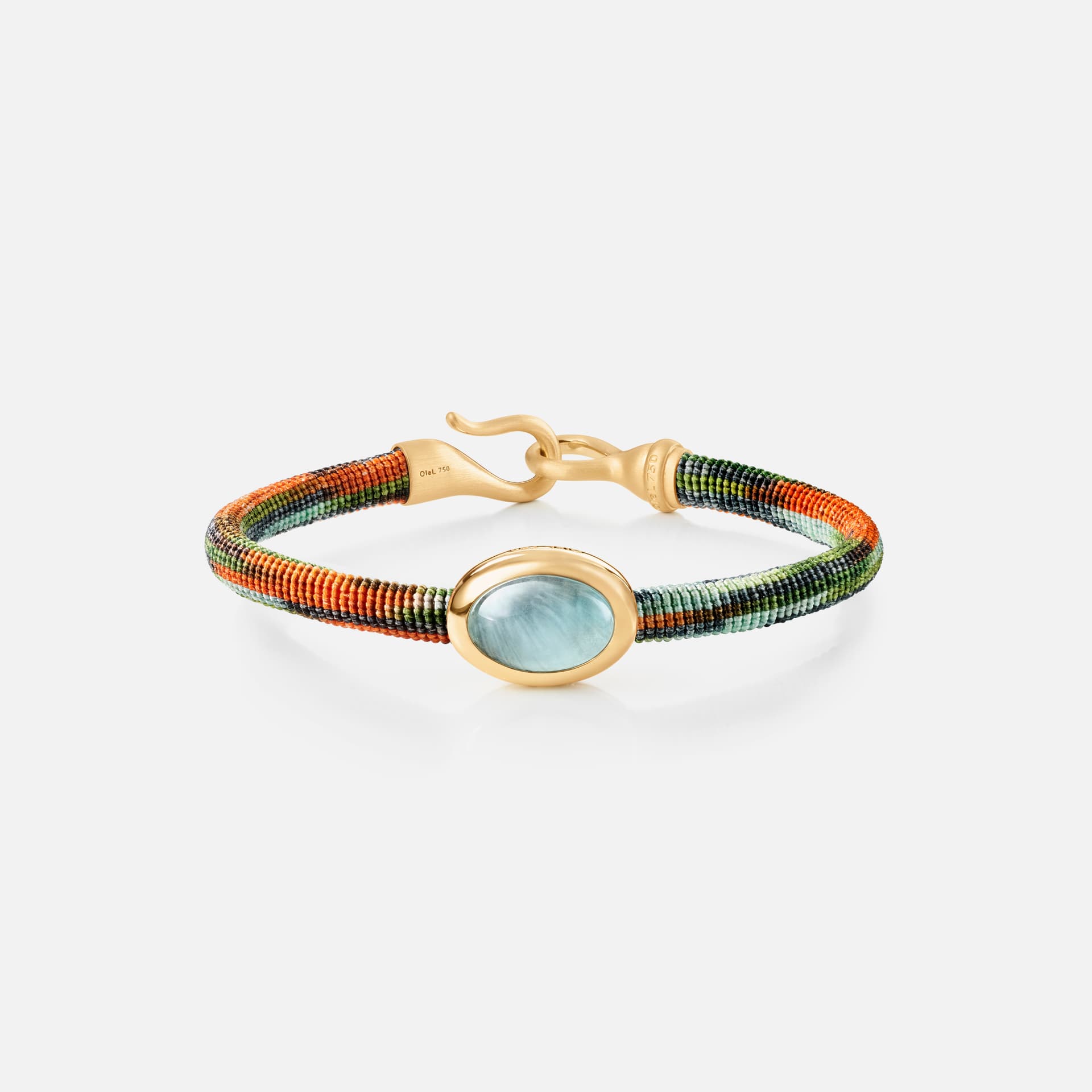 Life Bracelet with aquamarine 6 mm