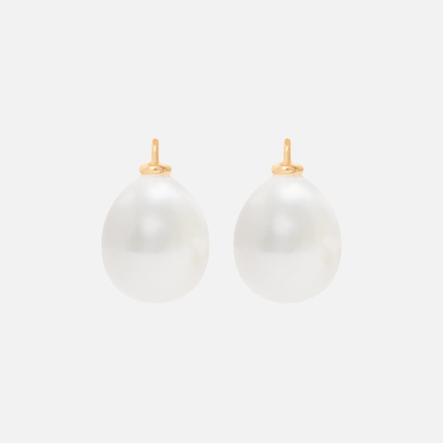 Pendants d'Oreilles en Or Jaune 18 carats et Perles  |  Ole Lynggaard Copenhagen 