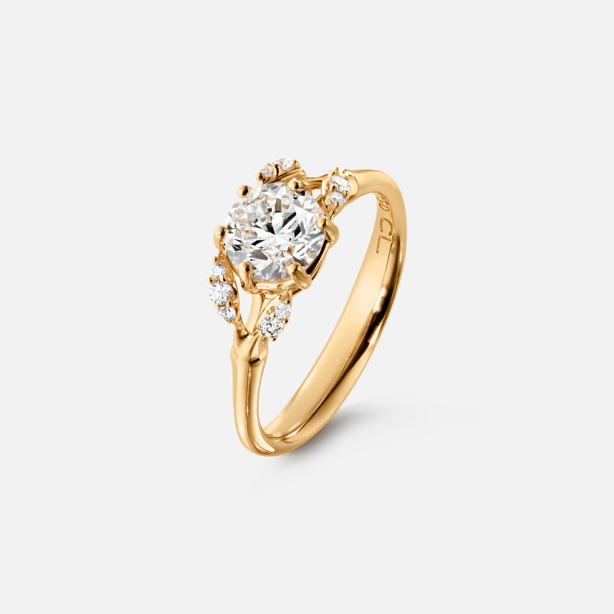 Winter Frost Solitaire ring Ole Lynggaard