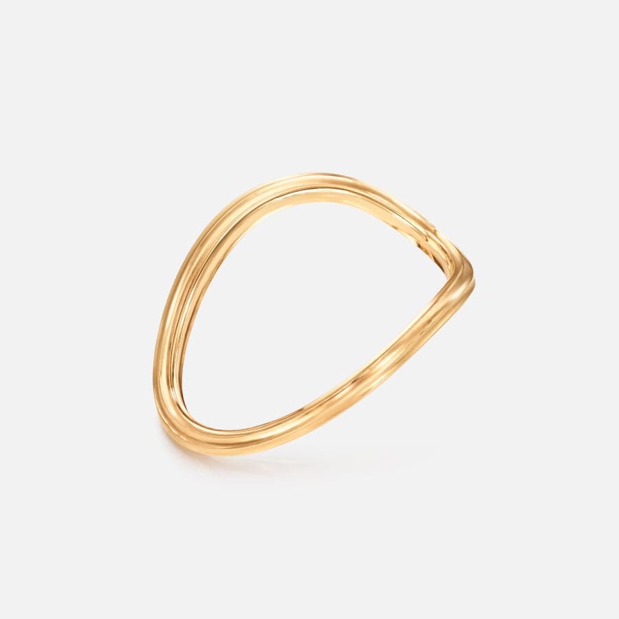 Under The Sea bangle in 18 karat yellow gold | OLE LYNGGAARD COPENHAGEN	