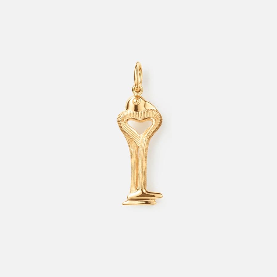 Bird Family key pendant in 18 karat yellow gold | Ole Lynggaard