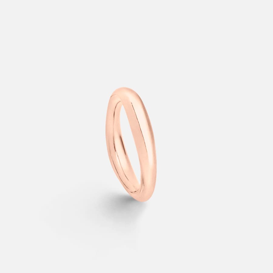 Love Ring No 3 in 18 Karat Polished Rose Gold  |  Ole Lynggaard Copenhagen 