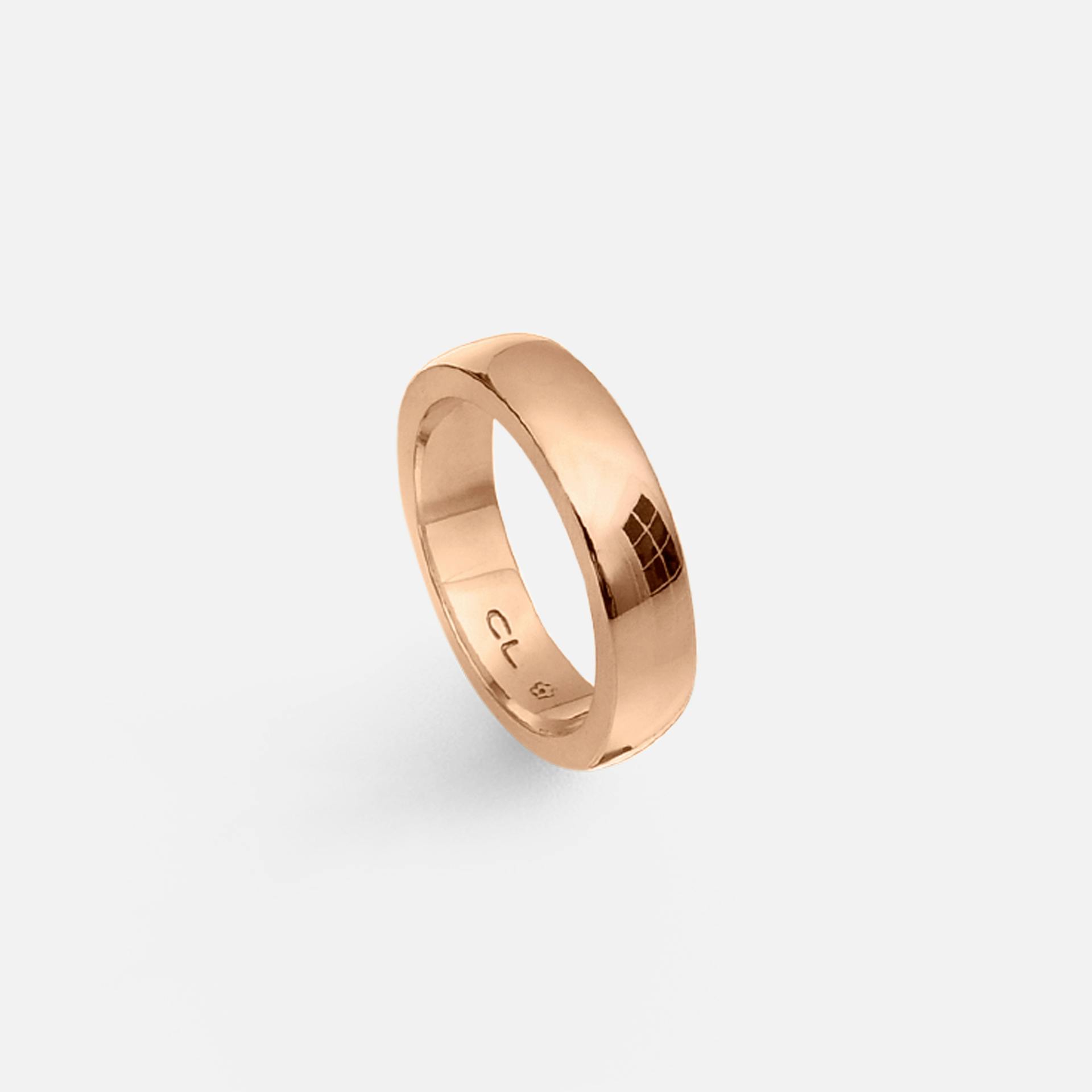 Forever Love Men's Ring in Polished Rose Gold  |  Ole Lynggaard Copenhagen