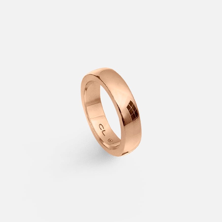 Forever Love Men's Ring in Polished Rose Gold  |  Ole Lynggaard Copenhagen