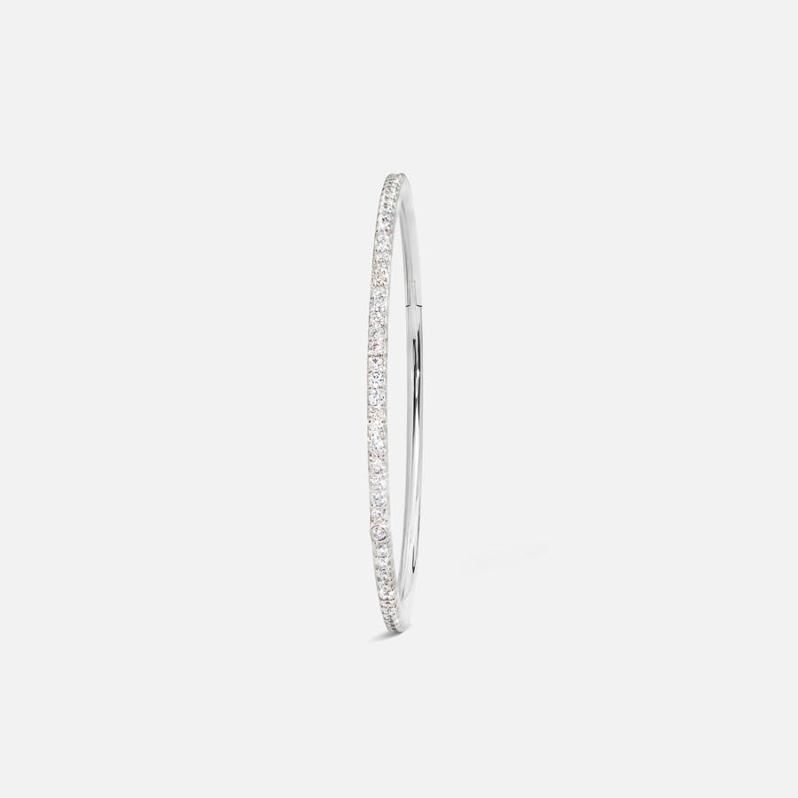 Love Bands Bangle in White Gold with Diamonds  |  Ole Lynggaard Copenhagen 
