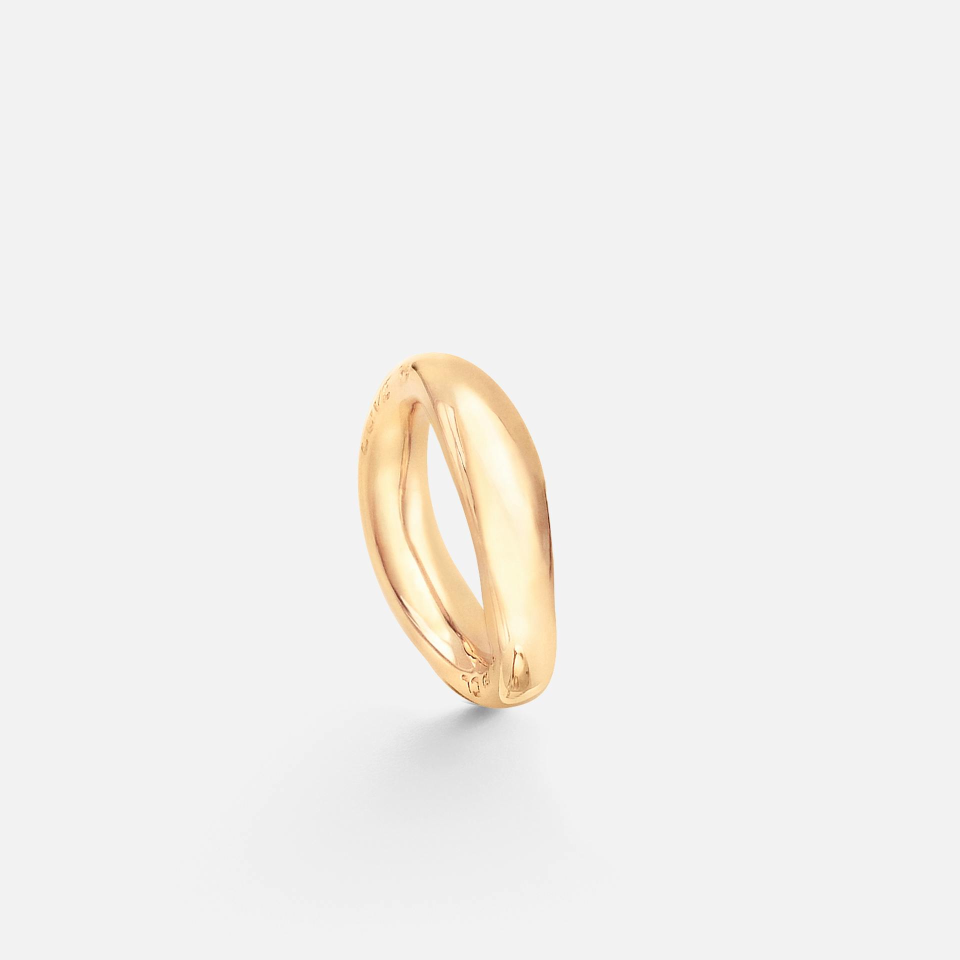 Love ring 5 18k gold polished