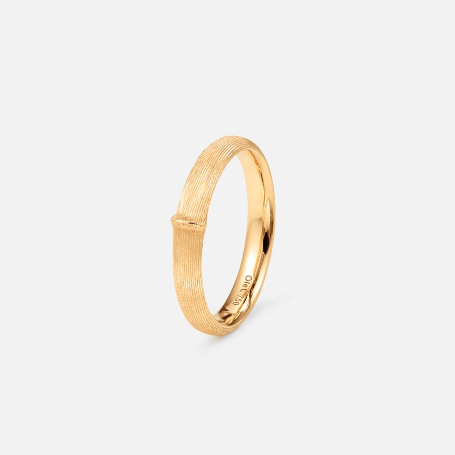Nature Men's Ring Small in 18 Karat Yellow Gold | Ole Lynggaard Copenhagen
