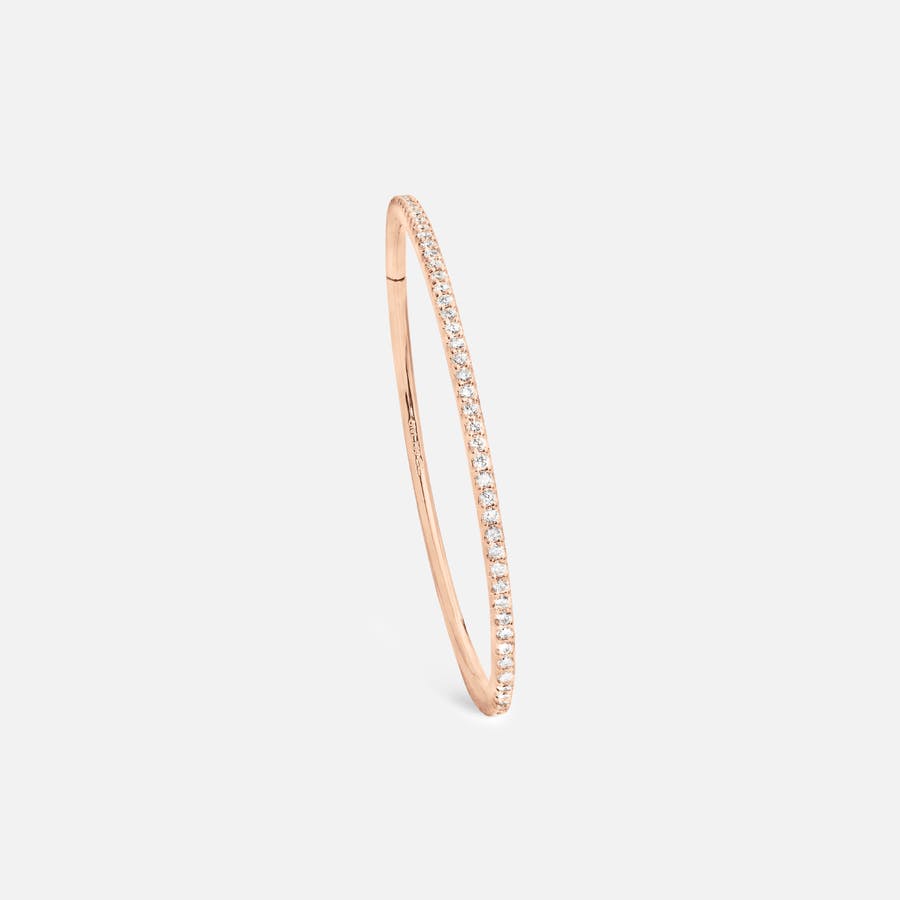Love Bands Bangle in Rose Gold with Diamonds  |  Ole Lynggaard Copenhagen 
