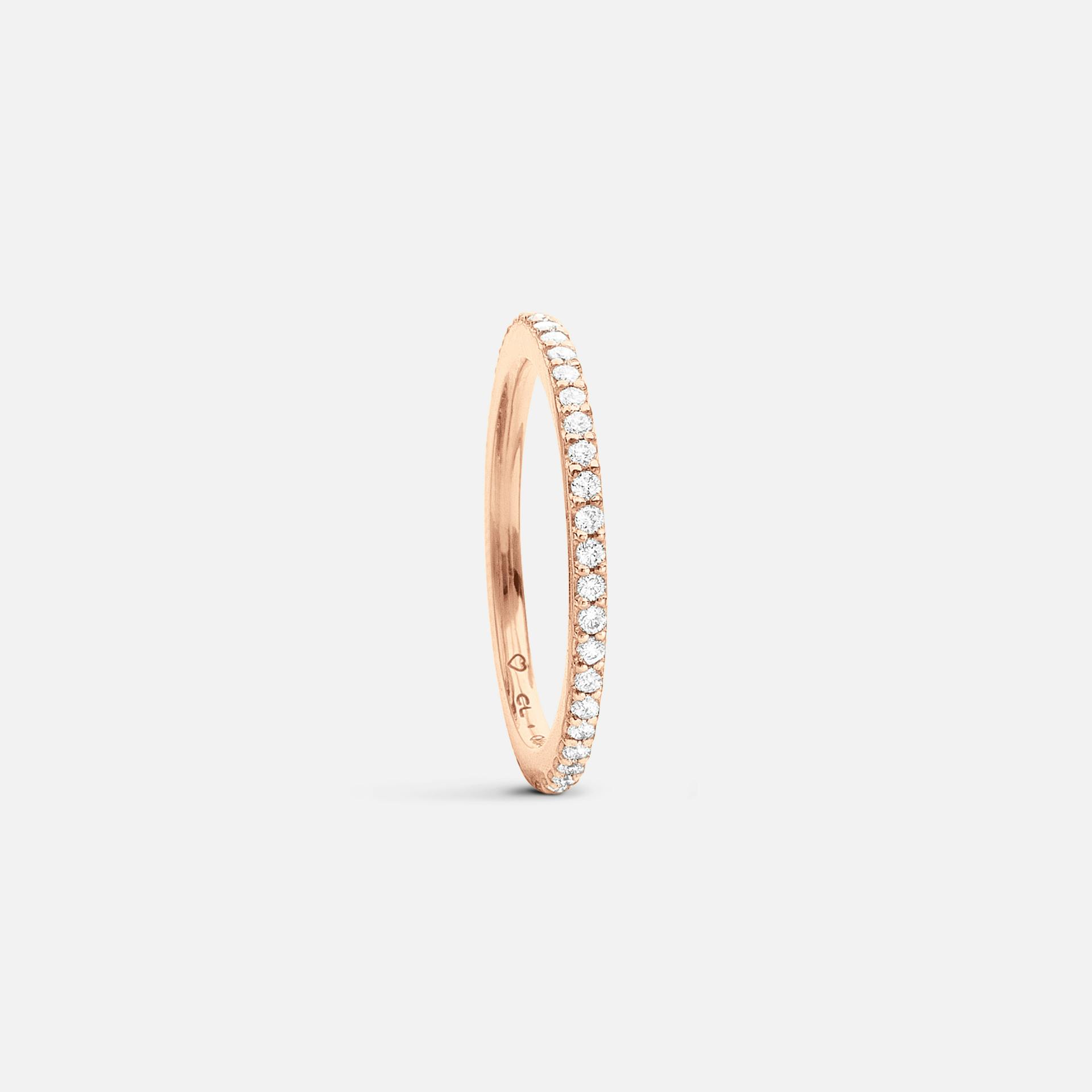 Love Bands Ring in Rose Gold with Diamonds  |  Ole Lynggaard Copenhagen 