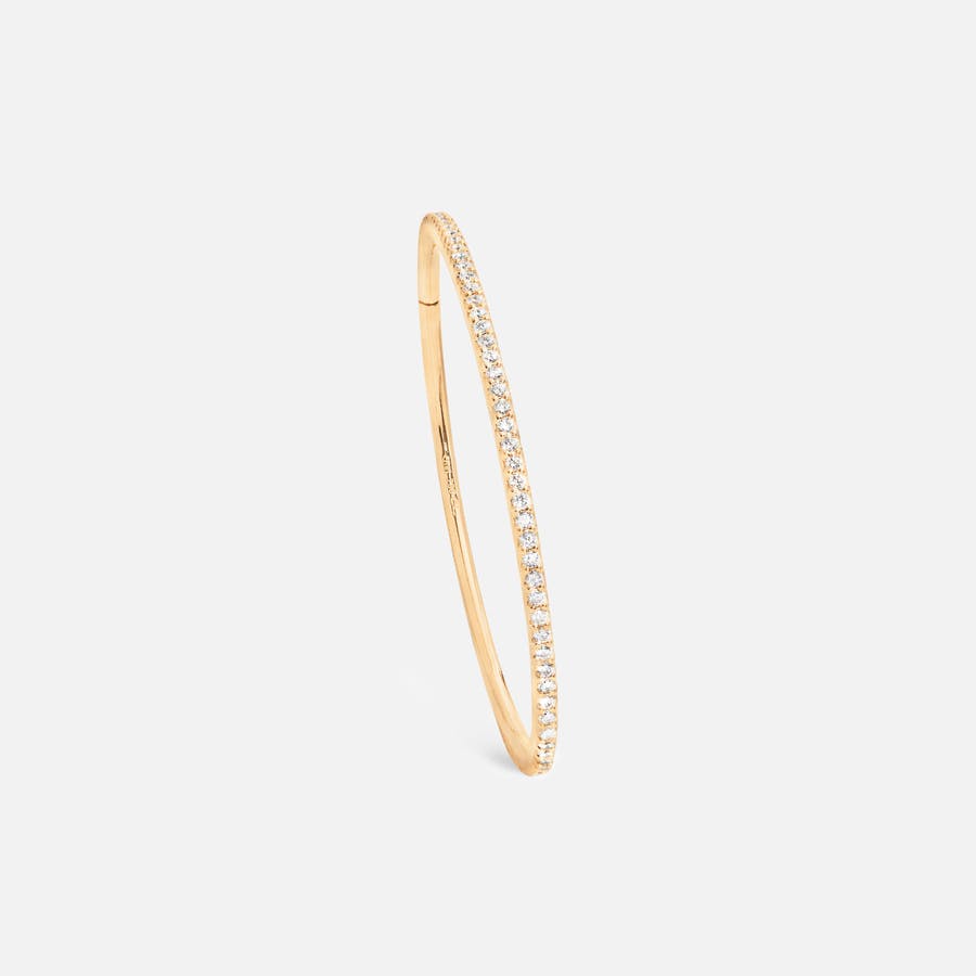 Love Bands Bangle in Yellow Gold with Diamonds  |  Ole Lynggaard Copenhagen 