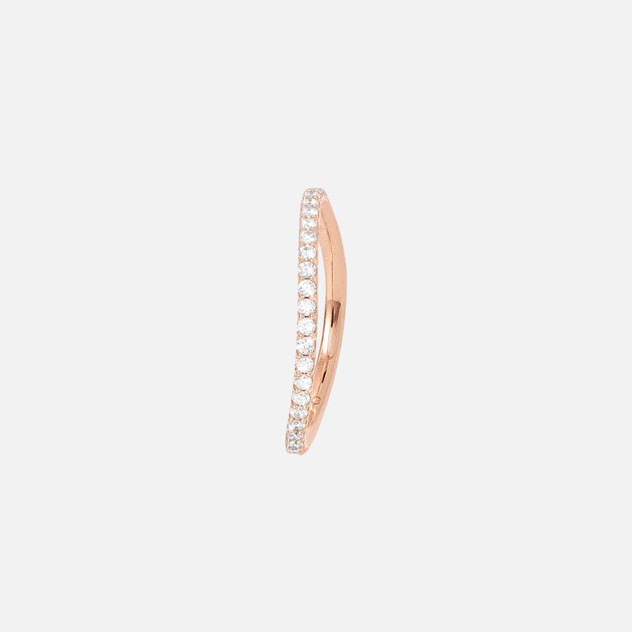 Love Bands Ring Curved in Rose Gold with  |  Ole Lynggaard Copenhagen 