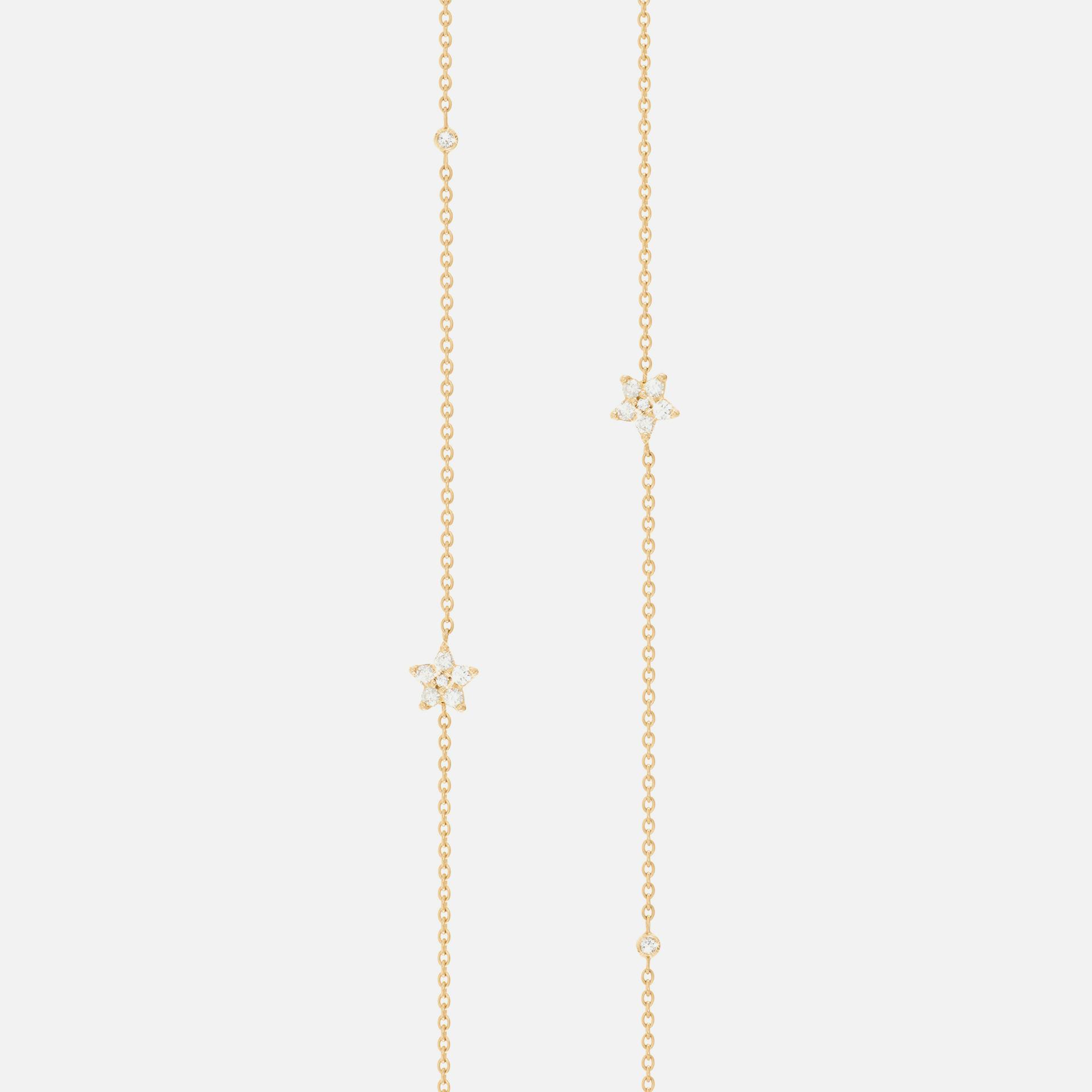 Shooting Stars Collier Extension in Gold with Diamonds | Ole Lynggaard Copenhagen
