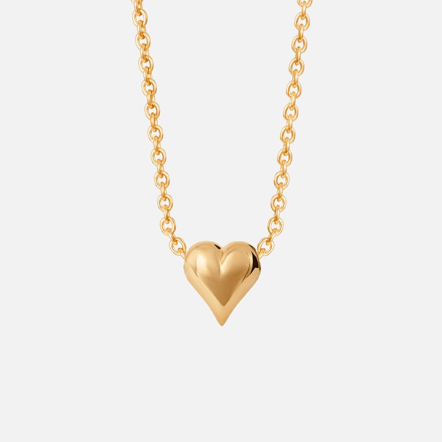 Hearts Clasp for Bead Colliers in Polished Yellow Gold   |  Ole Lynggaard Copenhagen 