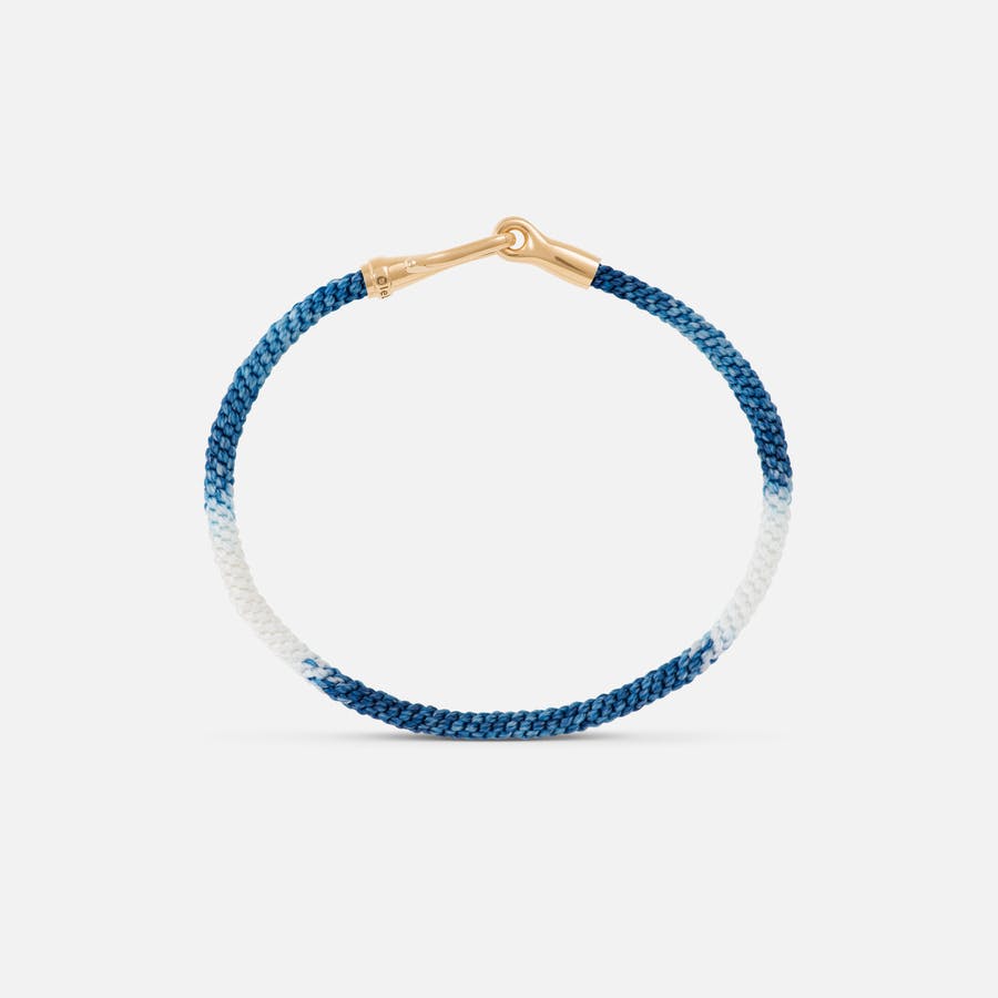 Bracelet Life Blue Jeans Fermoir Crochet en Or Jaune 18 carats  |  Ole Lynggaard Copenhagen