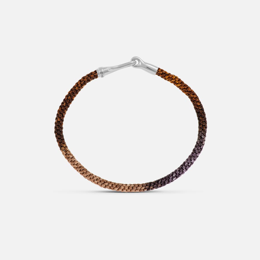 Bracelet Life Velvet Fermoir Crochet en Argent Sterling  |  Ole Lynggaard Copenhagen