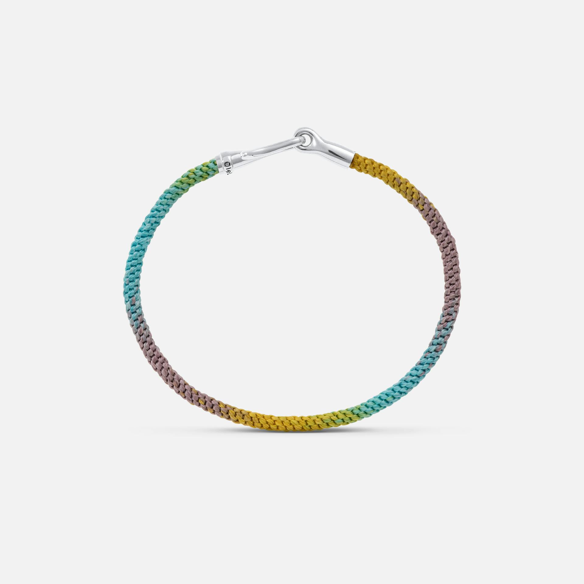 Life Rainbow Bracelet with 18 Karat White Gold Hook Fastening  |  Ole Lynggaard Copenhagen